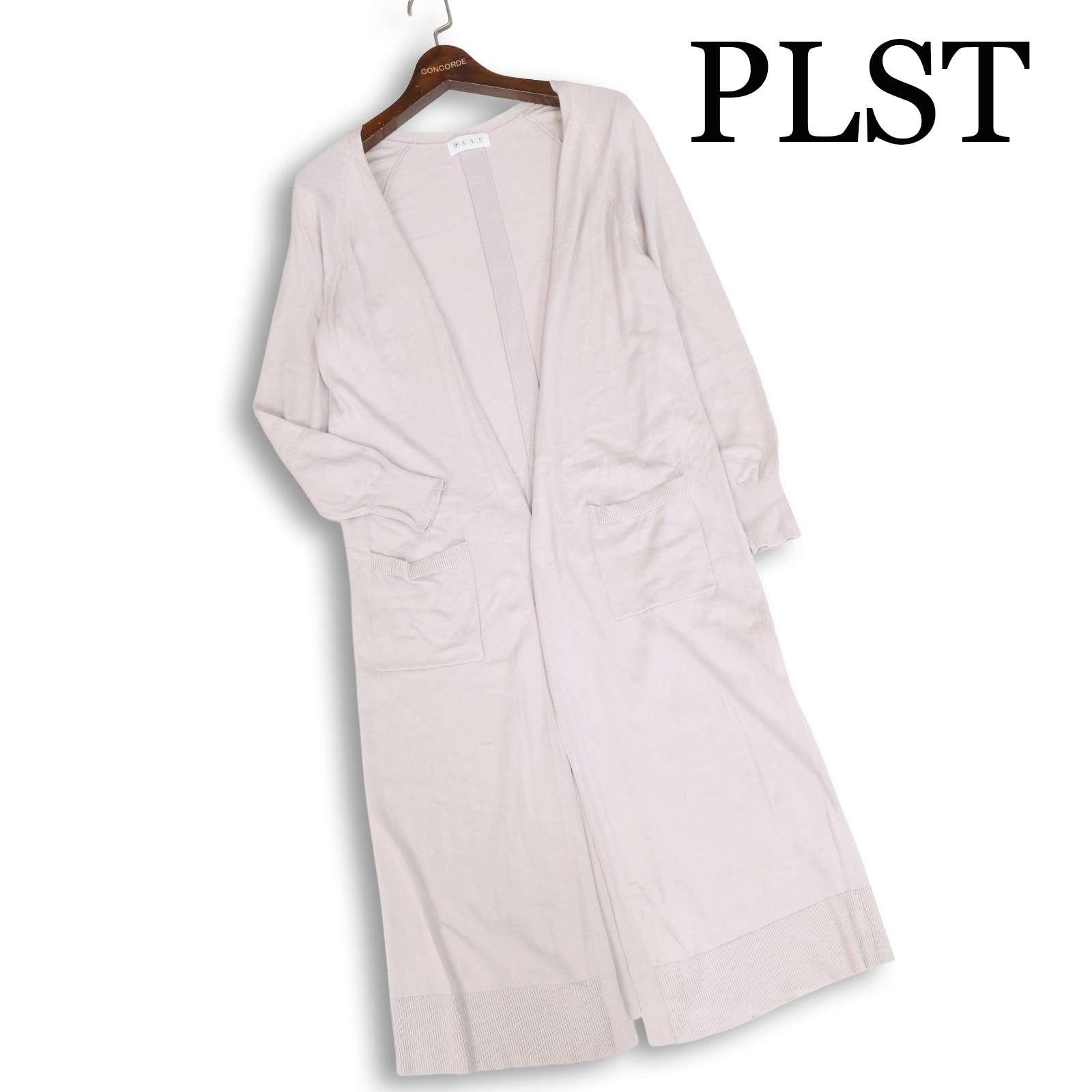 PLST Spring Summer Long Knit Gown Cardigan Sz.M Ladies