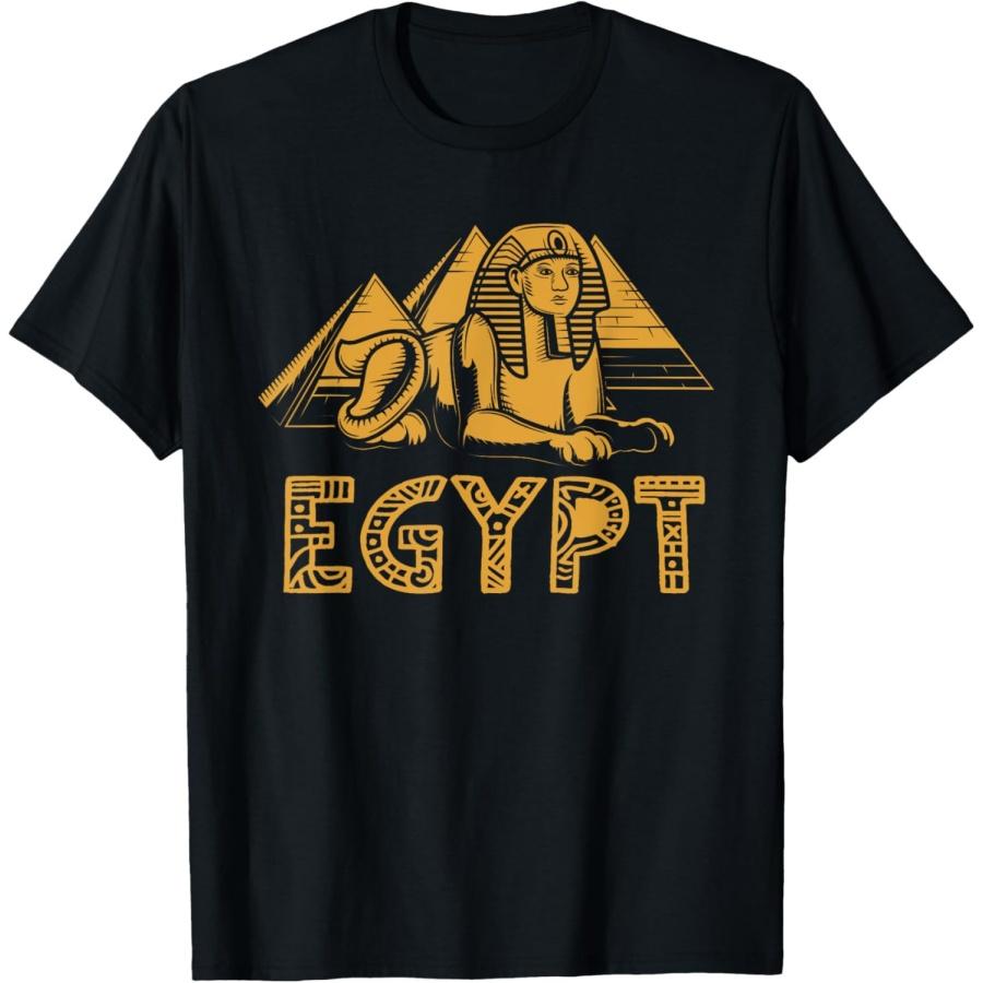 

Egyptian Pharaoh Sphinx Pyramids Egypt T-Shirt XXXXXL чорний