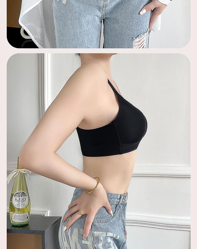 Seamless Wireless Japanese Triangle Cup Bra - Lightweight & Comfortable