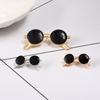 Xiao Zhan Style Mini Sunglasses Brooch Pin – Trendy Accessory for Clothing, Hats, and Bags