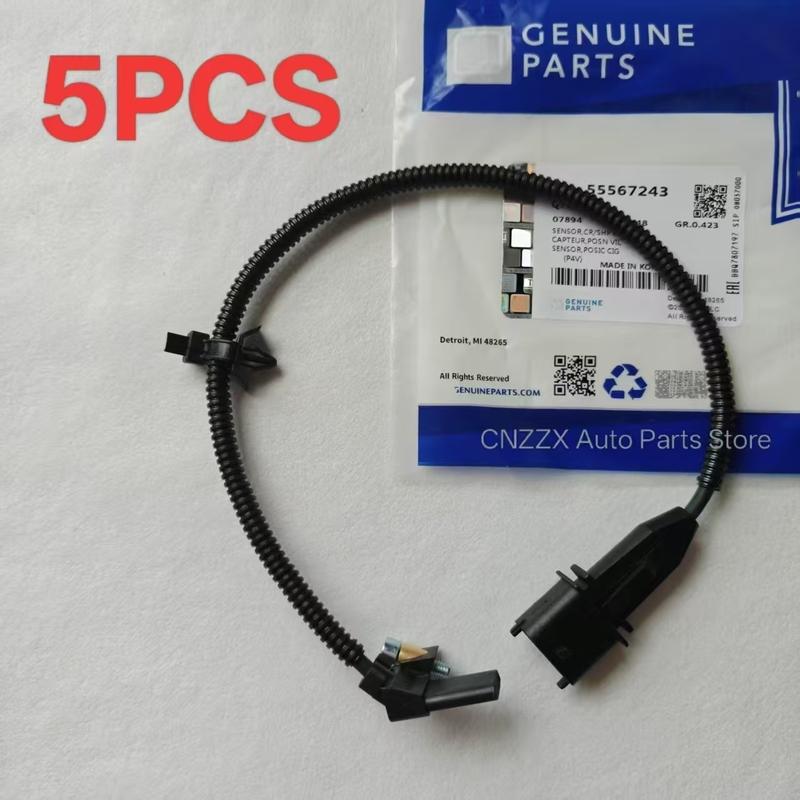 5PCS Crankshaft Position Sensor OEM#55567243For Chevrolet Aveo Cruze Sonic Opel Vauxhall Insignia Astra Zafira