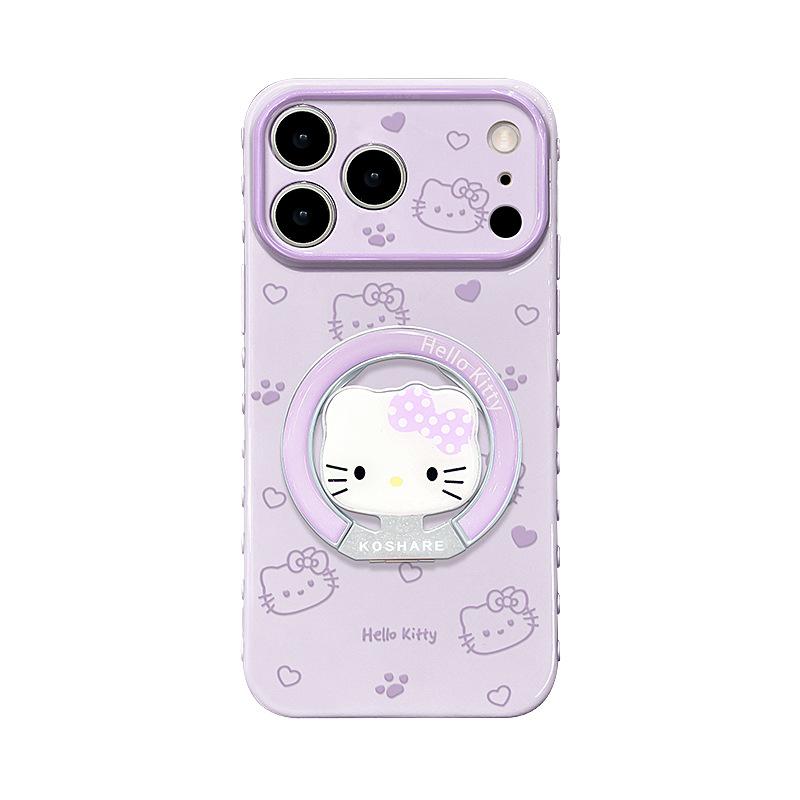 Love Cat Is Suitable for Apple 11promax Mobile Phone Case Iphone11 with Bracket Bracelet 11 Cute 11 Girl