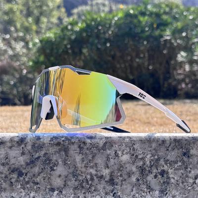 100 Óculos de Ciclismo Óculos de Bicicleta de Montanha Óculos de Ciclismo para Bicicleta de Estrada Masculino Feminino Óculos de Sol para Ciclismo Esportivo ao Ar Livre
