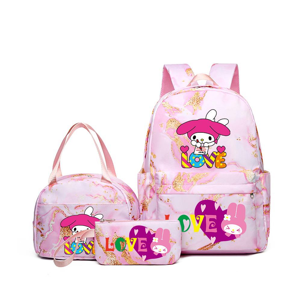 Student Schoolbag Large-Capacity Printing Junior High School College Student Casual Simple Backpack
