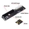 NFHK zu Oculink Host Adapter für GPD WIN Max2 Externe Grafikkarte SSD PCI-E 3,0 M.2 M-schlüssel SFF-8612 SFF-8611 &