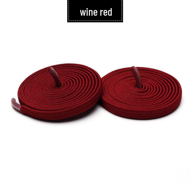 0.6cm Wide Elastic Flat Shoelaces for Sneakers and Canvas Shoes