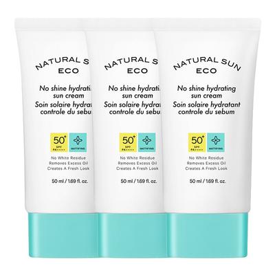 Natural Sun Sebum Kontrol Nemlendirici Güneş Kremi 50ml SPF50+ PA+++, 50ml, 3 adet
