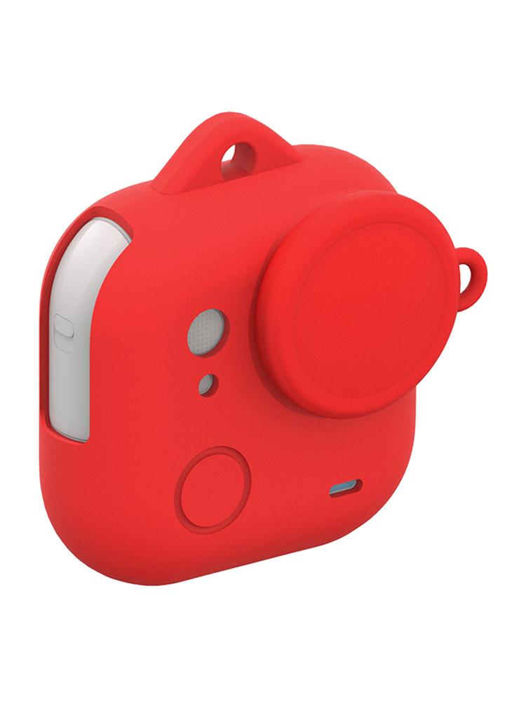 Pour Insta360 Go Ultra Étui en Silicone pour Caméra d'Action Étui Protecteur Anti-Rayures Étui de Protection Portable Accessoires pour Caméra