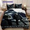 Supernatural Welcome End Threepiece Set 1 Duvet Cover 2 Pillowcase Without Core Christmas Birthday Gift Duvet Cover And Pillowcase