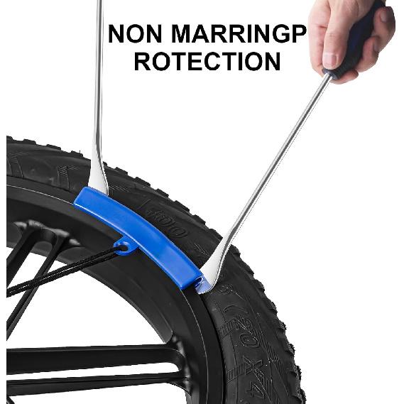 11.5" Tire Spoon Kit, 26Pcs Tire Changing Tool For Motorcycle Dirt Bike Lawn Tractor Bicycle, Motorcycle Tire Changer Tire Removal Tool With 3Pcs Rim