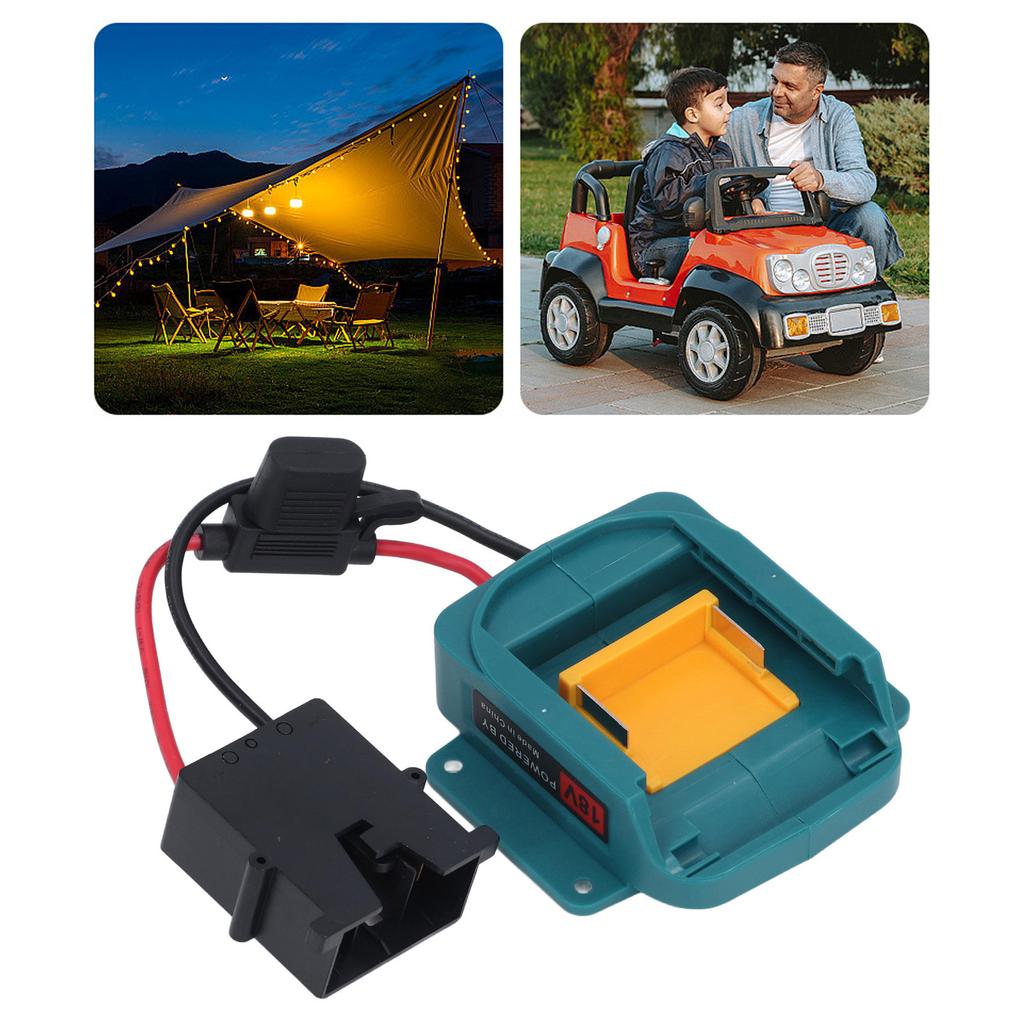 Batterieadapter für Kinderspielzeug zum Reiten, Batterieumrüstsatz mit Kabelbaumstecker und Halter für BL1850 BL1860