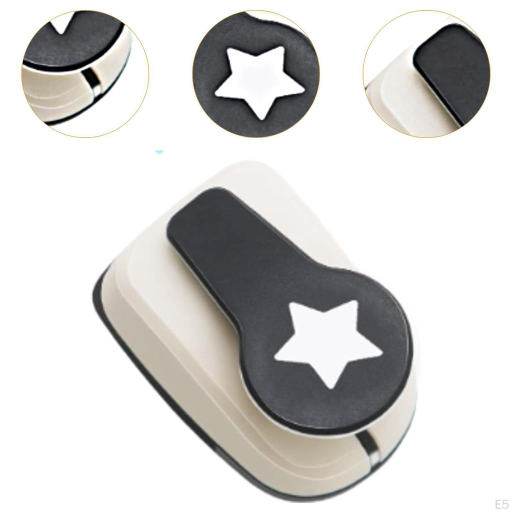 Fünfzackiger Stern Locher Basteln Klein Scrapbook Stanzer für Karton Bastelarbeiten