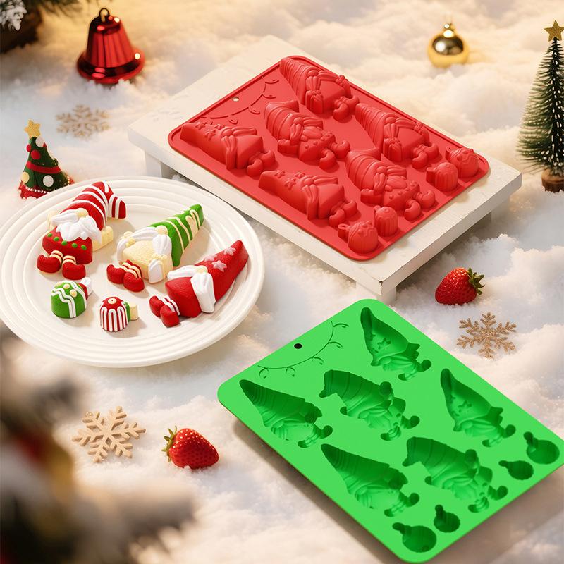 Christmas Series Christmas Tree Chocolate Mousse Food Grade Silicone Mold Easy Release Cake Mold