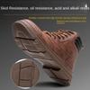 Labor Insurance Shoes Men 'S Steel Head Anti -Smashing Anti -Piercing Safety Shoes Microfiber Leather High -Top Protective Boots