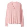 Autumn New 0 Wool Cardigan Women's Blouse Collar with Casual Long-sleeved Knitted Sweater Jacket Thin Top