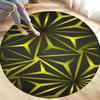 Tappeto per area illusione visiva geometrica astratta 3D Tappeto grande, rotondo per soggiorno, camera da letto, divano, decorazione, tappetino antiscivolo