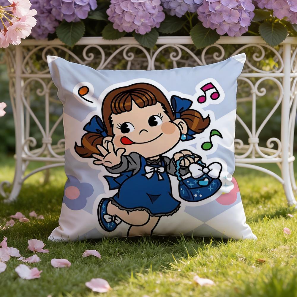 Cute Candy Brand F-FujiyaS Cushion Cover Home & Car Dual-Scene Pillow Cover: Reversible for Premium Comfort