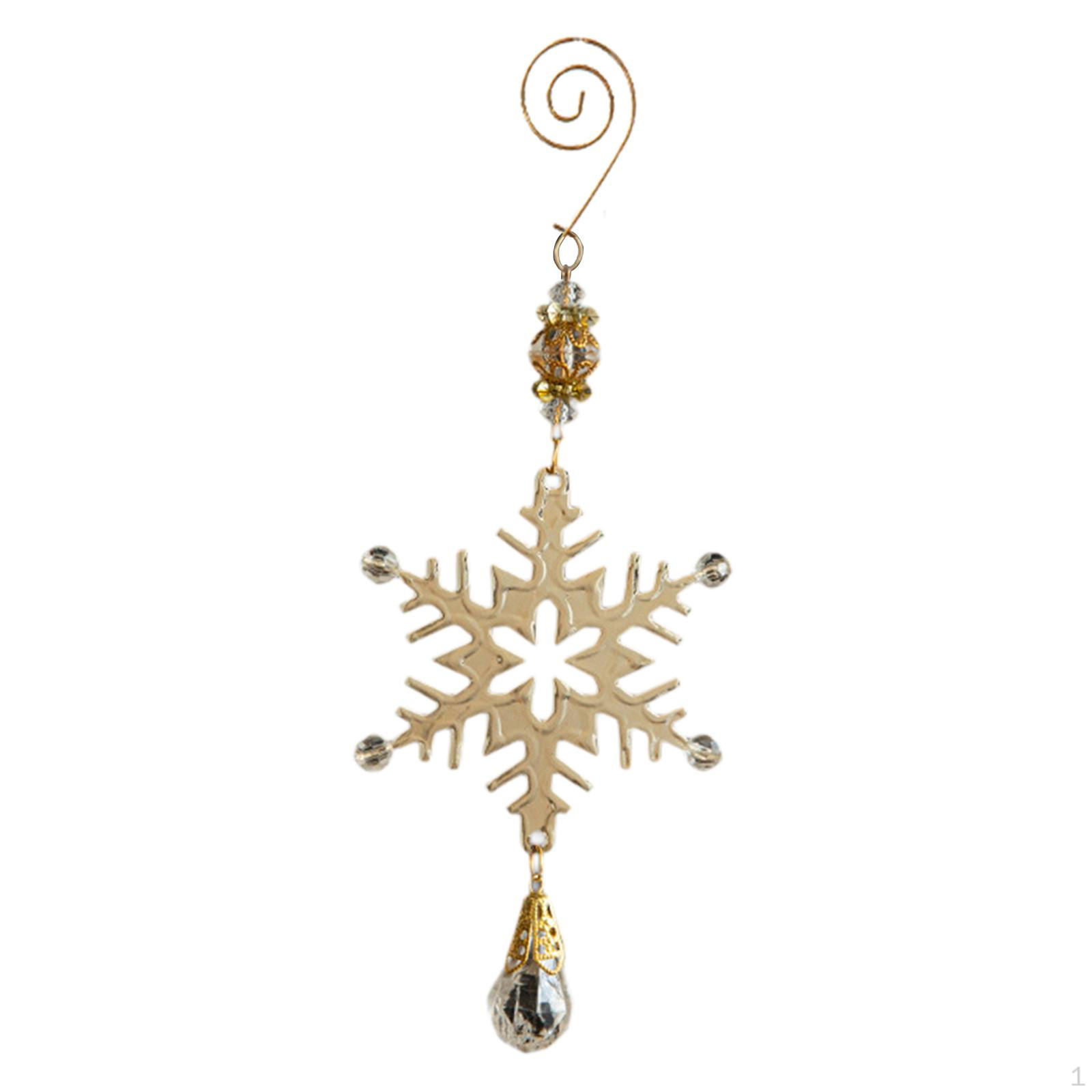 

Рождественские украшения подвесные украшения подвески рождественская елка декор железный художественный кулон для двери спальни C Type Snowflake