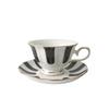 Black White Polka Dot Striped Coffee Cup Ceramic Water Cups Afternoon Tea Mug Oat Breakfast Cup Milk Mug Flower Tea Cups Teapot