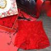 Summer Fashion Lace High Waist Waist Tightening Underwear Lifting Hips No Trace Sexy Comfortable Women's Breathable Triangle Panties