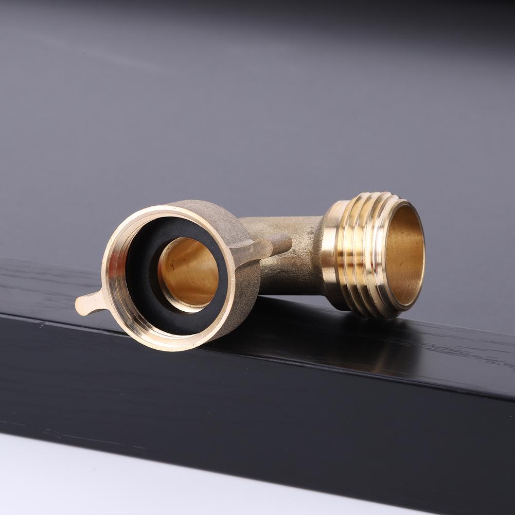 Cot Alama Furtun Gradina 90 Grade cu O-ringuri Fitinguri Alama Solida Cot Furtun 3/4inch pentru RV Camper Rulota Intrare Apa