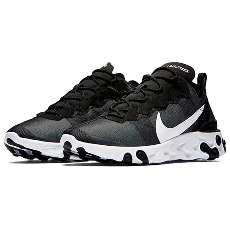 Nové Nike React Element 55 Černá Bílá BQ6166-003