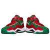 Li Ning WOW 3 Way Of Wade 3 Christmas Slip Resistant Slip Resistant Mid top Basketball Shoes Men's Green Red White ABAJ013-12