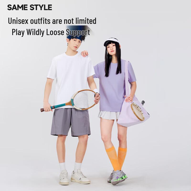 MINISO Men's Japanese Style Cooling Anti-bacterial Elbow-Sleeve T-Shirt