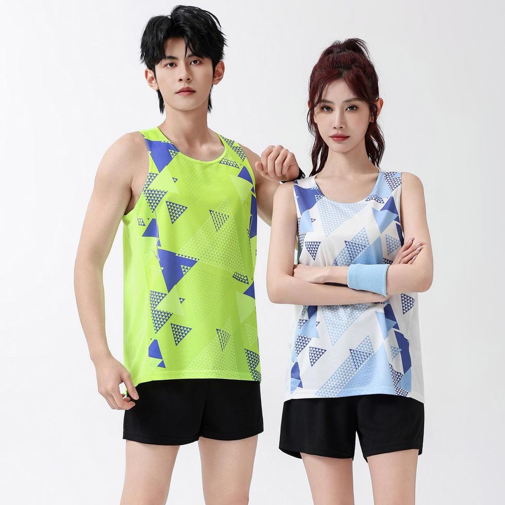 Men's Quick-Dry Track and Field Training Set: Marathon Running Vest & Shorts