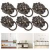 10Pcs Furniture Handles Vintage Unique Animal Head Shape Knobs for Drawers Jewelry Boxes