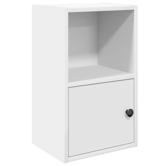 VidaXL Bibliothèque blanc 31x24x52 cm bois d'ingénierie, étagère à livres, support de rangement, support à livres, armoire 860319