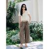 JUZI ANNACAU Damen Sommer Cropped Ballonhose