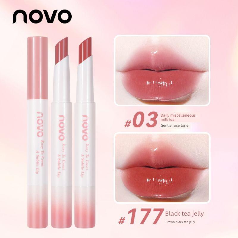 Nude Color Lipstick Stick, Lip Gloss for Women, Non-Fading, Non-Stick Cup, Low Saturation for Autumn and Winter, Natural Makeup, Niche Brand