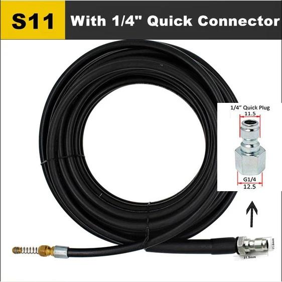 2~40m Sewer Drain Water Cleaning Hose Pipe Dredge Cleaner for Karcher Lavor Huter Nilfisk Stihl High Pressure Washer Hose