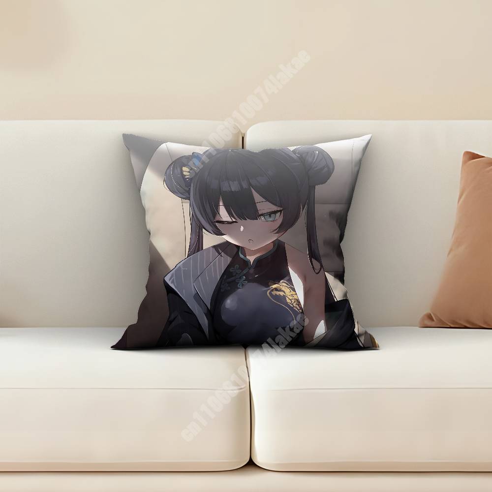 Blue Archive Ryuuge Kisaki Pillow Cover Cushion Case Sofa Couch Home Gaming Room Decoration