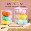 Cat Toys, Colorful Silent Silent Balls, Cat Teasing Artifacts, High Elastic Hairballs, Gnawing Kittens Into Cat Self-hi Balls, Quiet