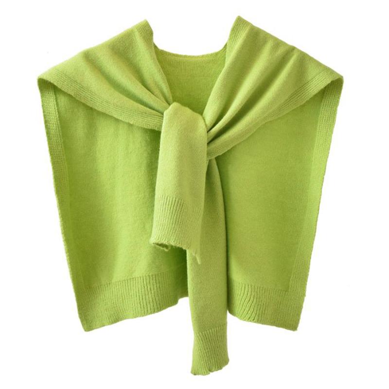 Knitted Small Shawl Scarf Korean Women'S Outer Wear Fashionable And Stylish
