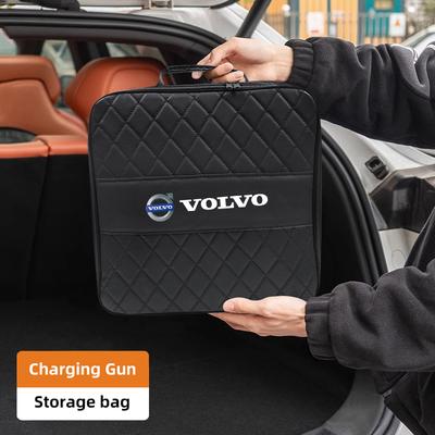 Opbergtas voor Autolaadpistool Handtas met Auto Logo Leren Organizer Voor XC90 V90 V60 XC60 V40 EC40 EX40 S80 S60 S90 C40 XC40