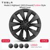 ALT1 4PCS 19 Inch Wheel Cover Design for Model 3 Highland (2023-2025) Hub Cap Replacement Automobile Hubcap Full Rim Wheel Cove