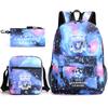 Zaino da Tifoso di Calcio per Bambini e Ragazzi Manchester United Semplice Casual Zaino Giornaliero Borsa a Spalla con Astuccio