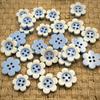 10pcs Resin  Flower Buttons, Clothing Fasteners for Coats and Cardigans Decorative Sweater Button Accessories