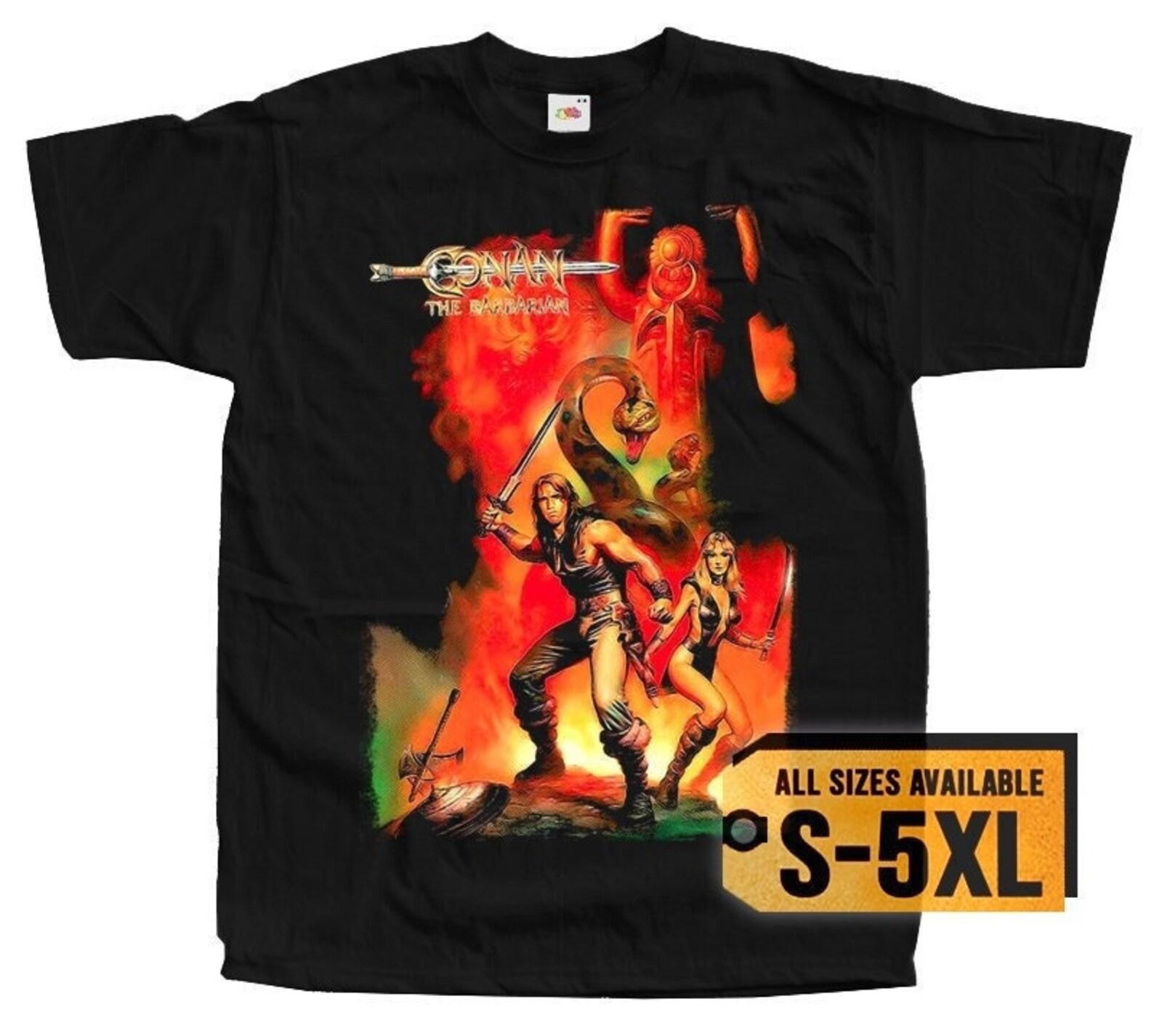 Conan the Barbarian V2 Poster Men T-Shirt all sizes S-5XL S