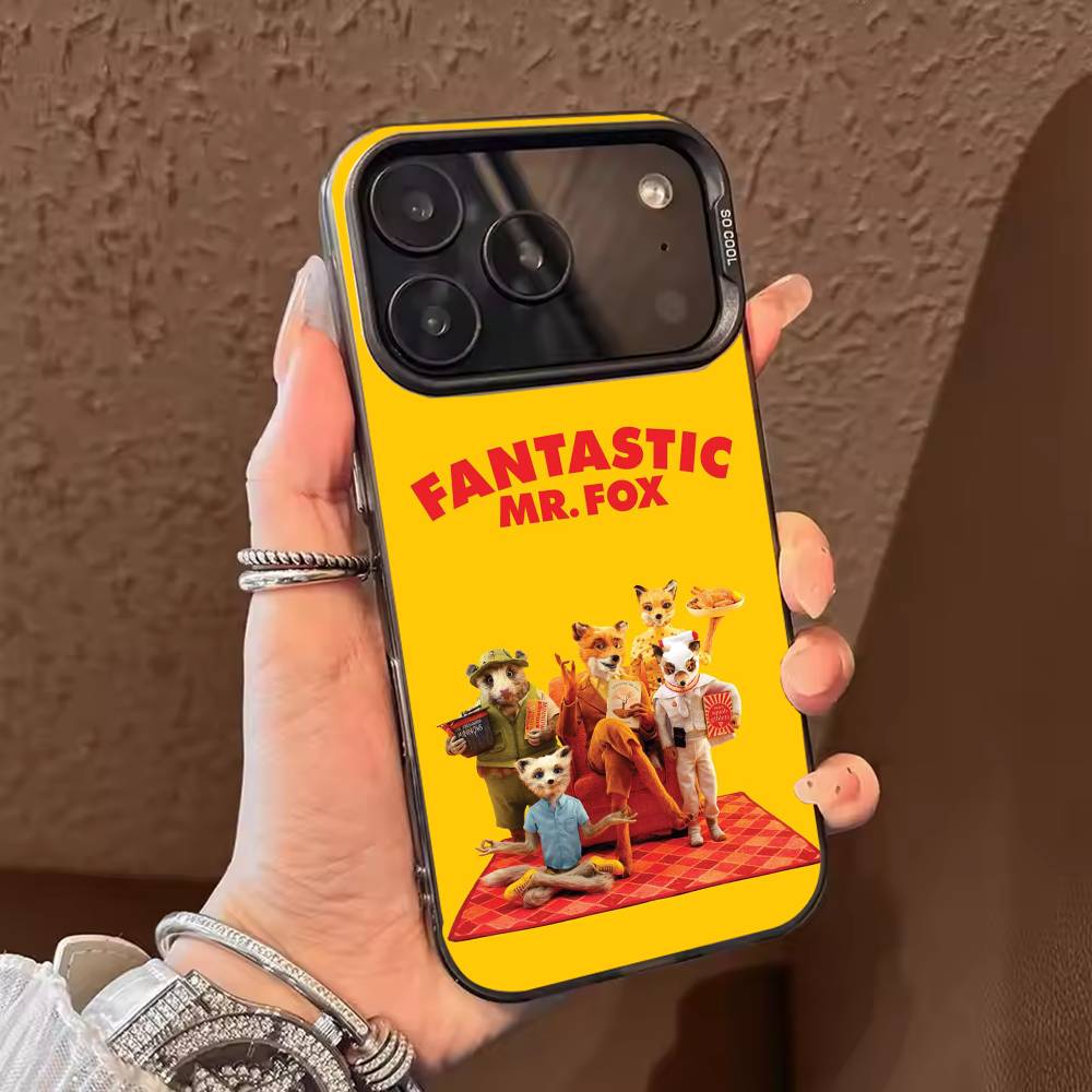 

The F-Fantastic Mr. Fox Phone Case For iPhone 17 16 15 14 13 12 11 Pro Max Plus Silver candy Matte Cover iPhoneXSMAX