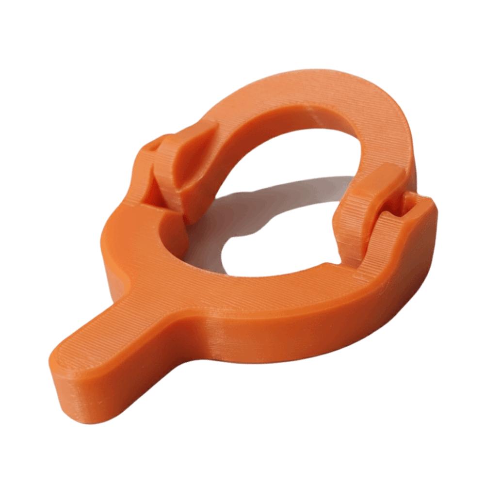 

Kitchen Tools Bottle Cap Open 3D Printed Jar Remover Home Supplies Cap Opener Household Use оранжевый
