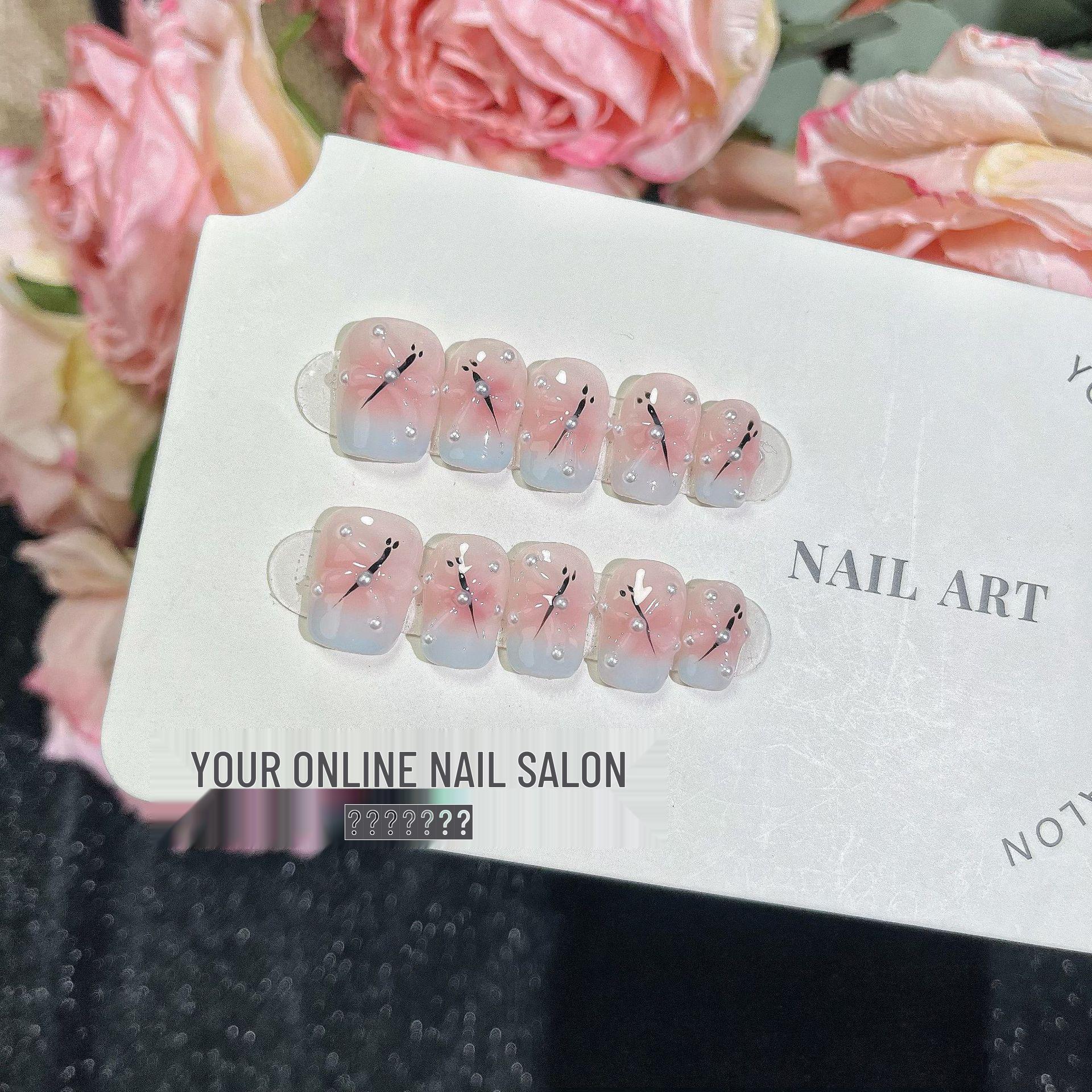 

Butterfly Fairy Cat Eye Nail Art – Handmade Pure Style with Butterfly Design Model XS