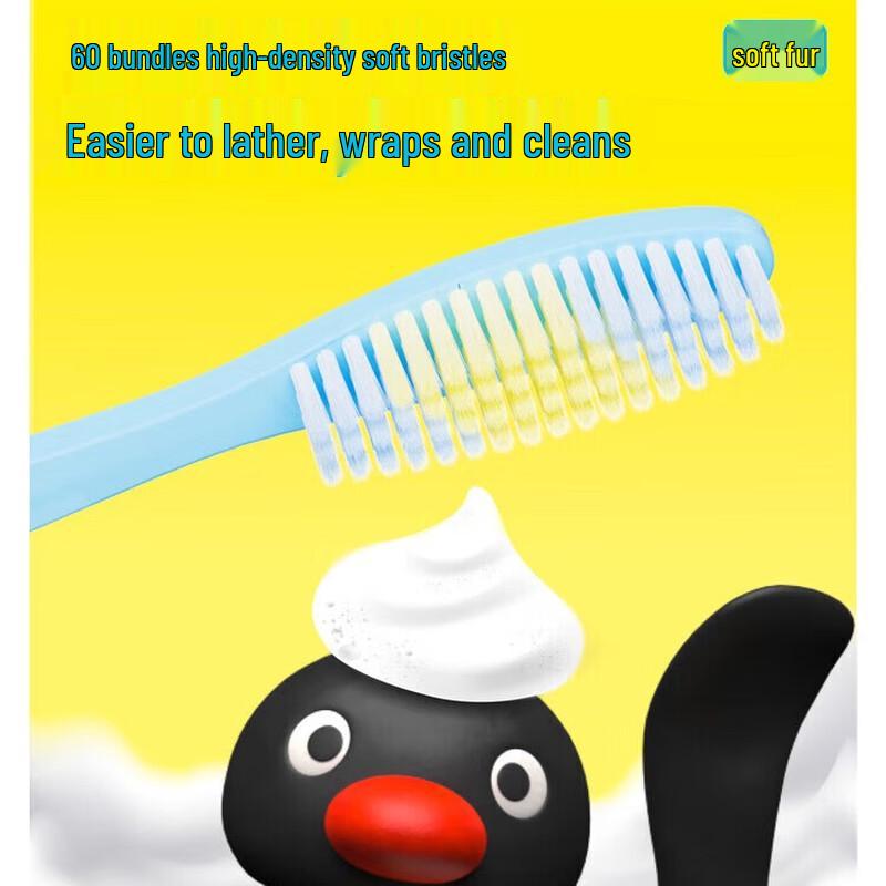 Sanban Pingu Collaboration Long Head Toothbrush