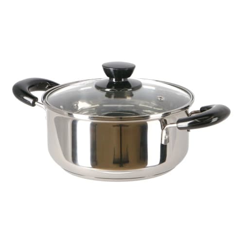 

Konan Original Triple-Layered Pot, 20cm, KHM05-8135, Compatible with 200V Induction Cooktops and Gas Stoves