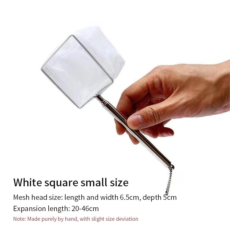 Fishing Landing Net Rustproof Corrosion Resistant Stainless Steel Fishing Net For Catchin Fish Shrimp Tank Aquarium Accessories