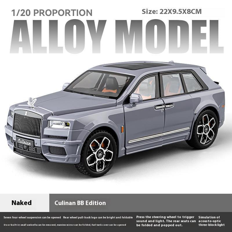 1/20 Rolls Royce Cullinan Luxury Off Road SUV Alloy Metal Diecast Model Car Collection Hobby Decoration Holiday Gifts Boyfriend