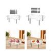 Acrylic Display Riser Jewelry Shelf Cake Rack Space Saving Holder Modern